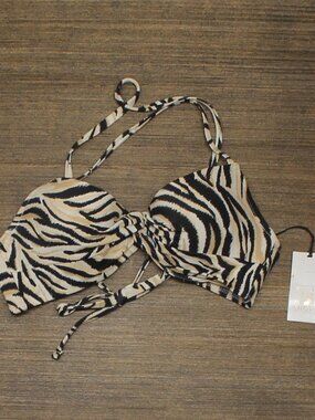 Shade Shore Women S Light Lift Twist Front Bralette Bikini Top 34C